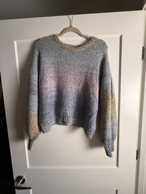 Z Supply Women's Gradient Knit Crewneck Sweater (Size Small)